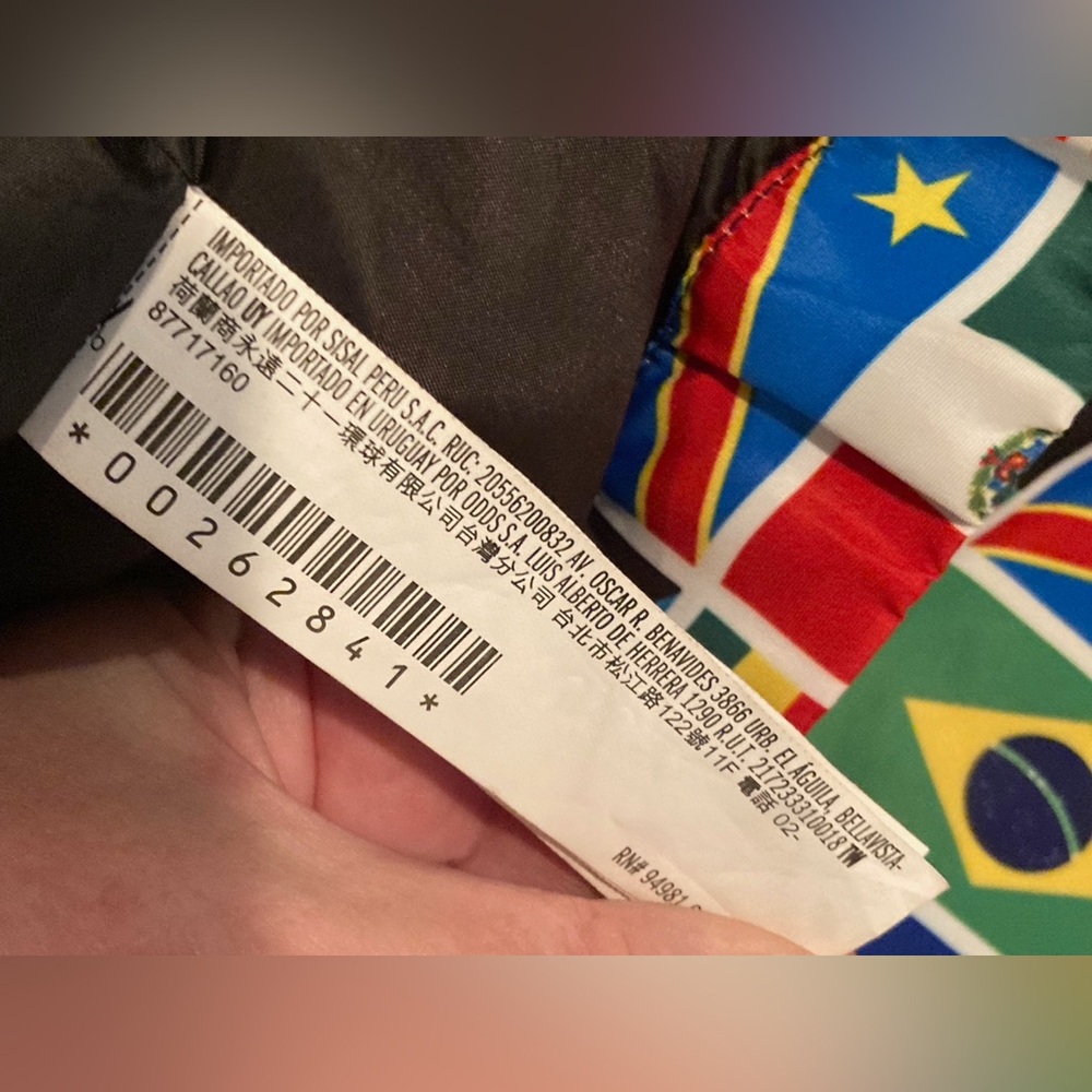 Forever 21 Men International Flags Full Zip Jacket Colorful Men’s Size Small - Picture 7 of 13